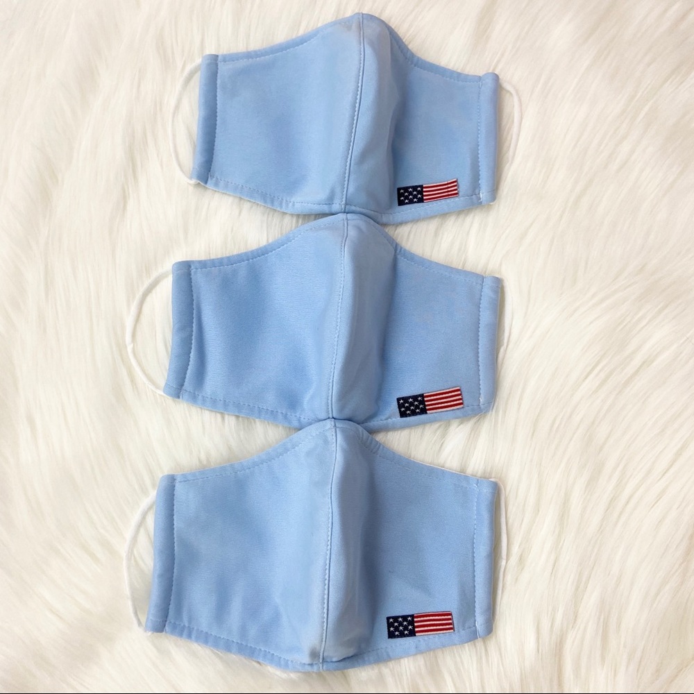 3 HANDMADE IN USA - washable cotton face masks - Picture 2 of 7